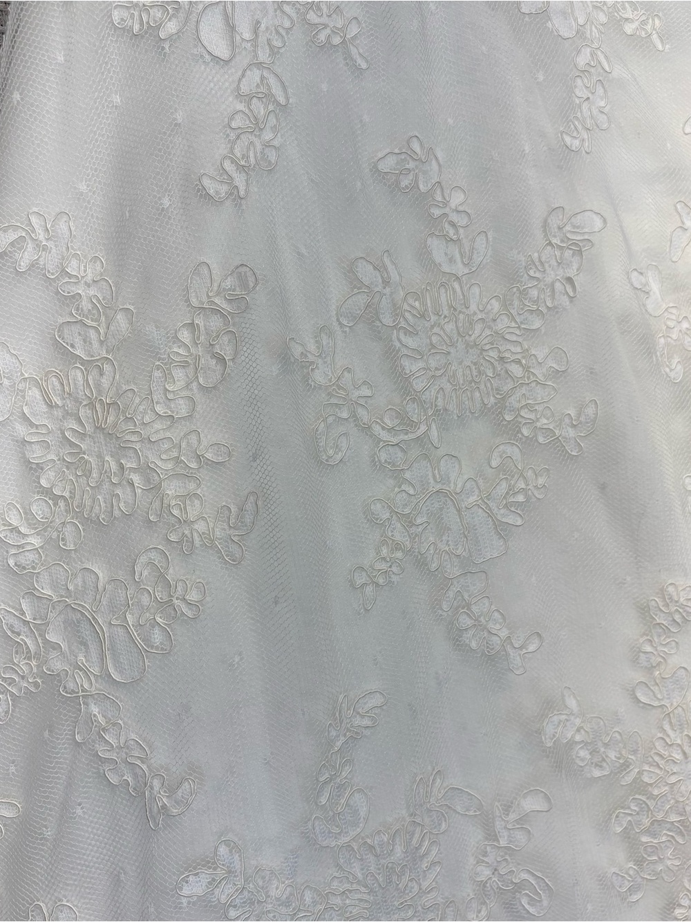 NWT Mori Lee Model 1913 A-Line Wedding Dress Sz 20- Ivory Silver Beading Lace - Picture 8 of 16